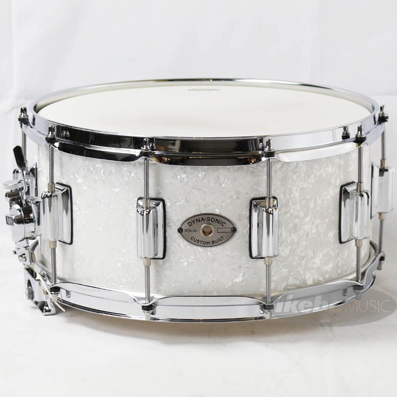 Rogers Dyna-Sonic Snare Drum 14×6.5 White Marine Pearlの画像